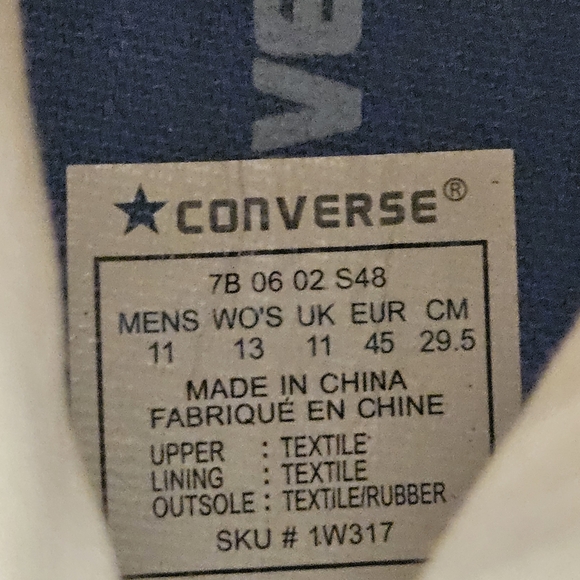 Converse Chuck Taylor All Star Vtg High-Top Sneakers Aquatic Specialty Camo - Picture 6 of 10